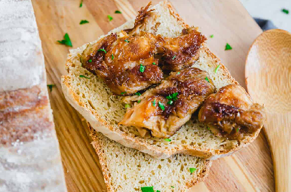 Pan-Seared Lion’s Mane Mushrooms with Garlic and Thyme