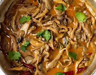 Spiced Oyster Mushroom Curry