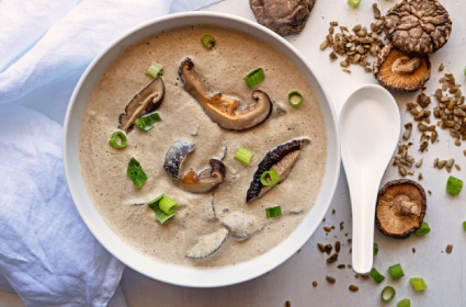 Cream of Shiitake Mushroom Soup